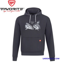 Реглан Favorite Fish Dialog Dark Grey размер 2XL